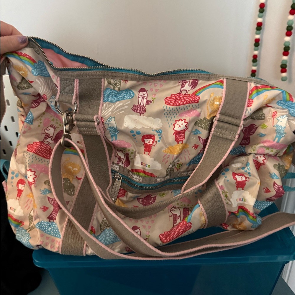 LeSportsac Suki Artist in Residence Large Tote Weekender Bag